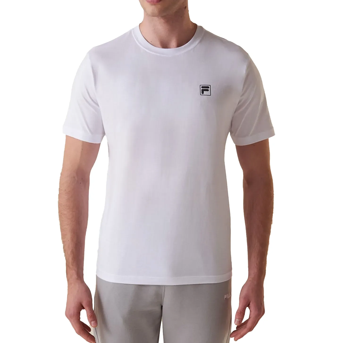 Fila Camiseta F11L01641-100 M COMFORT CLASSI Branco Algodao -1-